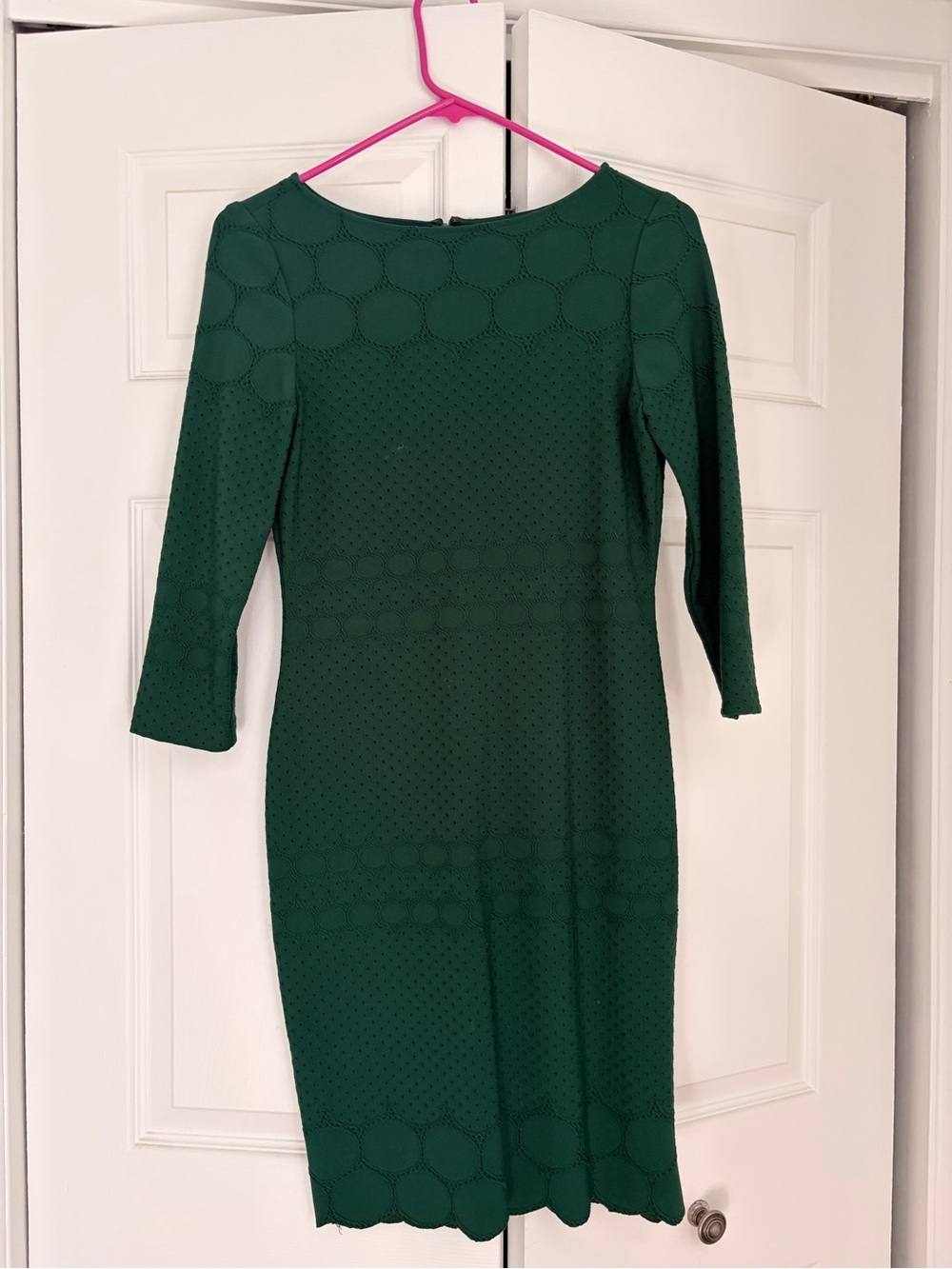 Elegant Forest Green Women’s Sheath Dress